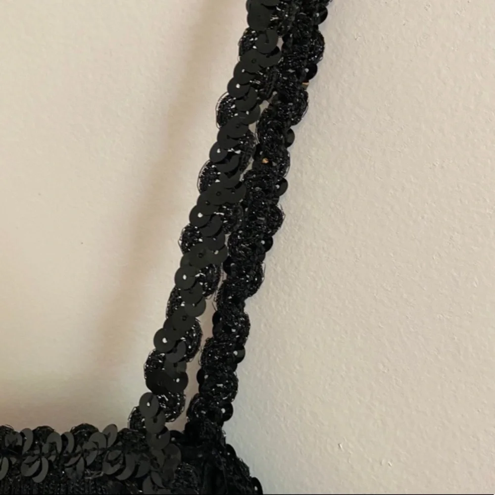 Vintage Black Fringe Dress - Picture 5 of 5